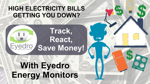 Shocked by Your Energy Bill? Reduce it With an Eyedro Home Energy Monitor