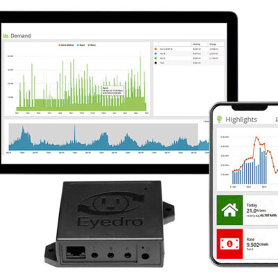 Eyedro EYEDRO5-BEW-SUB power monitor for business and industrial three phase power.